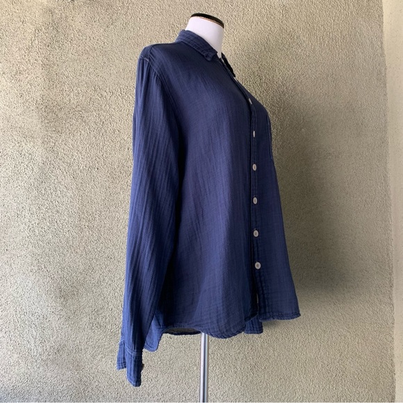 “CP Shades” Navy Double-layer Gauze Shirt size M - Picture 9 of 13